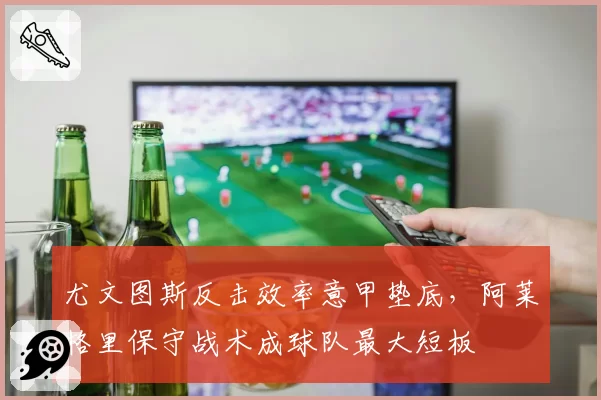 尤文图斯反击效率意甲垫底，阿莱格里保守战术成球队最大短板